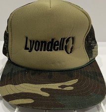 Lyondell Sportcap Trucker Hat Camouflage Olive Green One Size Snapback Cap