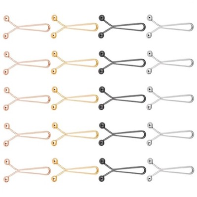 20 Pcs Practical Trouser Buttons Trousers Reducing Clip Trousers Tighter Clip