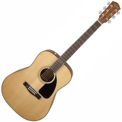 Fender CD-60 Dreadnought V3 +Case Walnut Griffbrett Natural Westerngitarre Neu