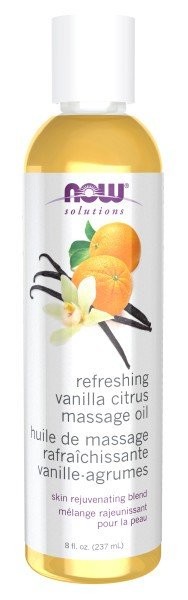 Now Foods Освежающее ванильно-цитрусовое массажное масло 8 унций жидкости 2990₽