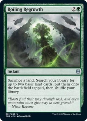 Roiling Regrowth - NM U : Zendikar Rising