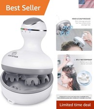 Cordless Electric Scalp Massager with 84 Nodes - Stress Relief  Hair Growth
