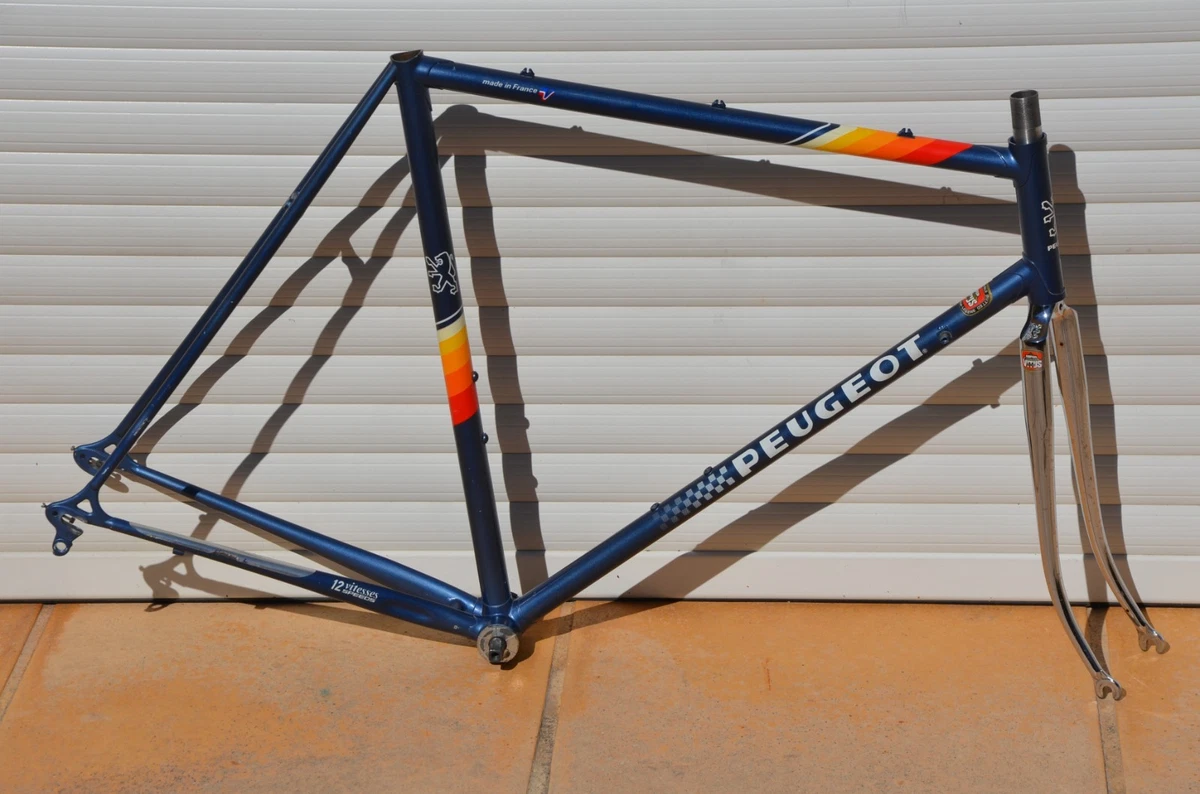 CADRE VÉLO COURSE ANCIEN TUBES ACIER / VINTAGE BIKE FRAMESET 57CM