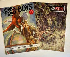 The Open Road for Boys June 1935 and South West Pacific Magazine 1940s-50's