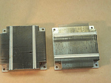 Lot of 2 LGA1366 Passive Aluminum CPU Heatsinks Intel Xeon X56xx Server