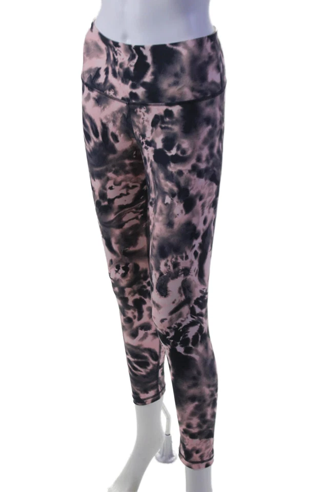 Leggings deportivos Z By Zella para mujer tiro alto estampado tie dye rosa talla S Foto 2 de 4