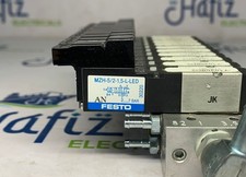 Festo MZH-5/2-1,5-L-LED Solenoid Valve ( x10) + PRMZ-5-M5-10 Manifold FREE SHIP