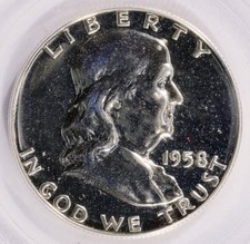 PR 66 Graded 1958 Franklin Half Dollars (1948-1963) for sale | eBay