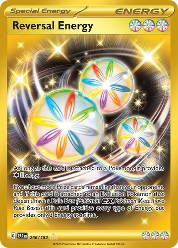 Pokemon Reversal Energy Holofoil PAR Paradox Rift 266/182 NM HyR EN