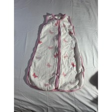 Aden  Anais Cotton Muslin Sleep Sack Pink Butterfly Baby Wearable Blanket Small