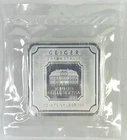 Geiger Edelmetalle 10 oz .999 Silver Bar Security Line Square Bar