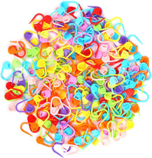 100PC Mix Color Knitting Stitch Counter Crochet Locking Stitch Markers Stitch Ne