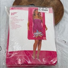 Barbie Box Costume Adult Pink Halloween Party Dress Up Movie InSpirit 2024 NEW