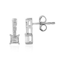 Cavill Zirkon Ohrringe Damen 925 Sterling Silber Geometrisch Quadratisch 0,95Ct