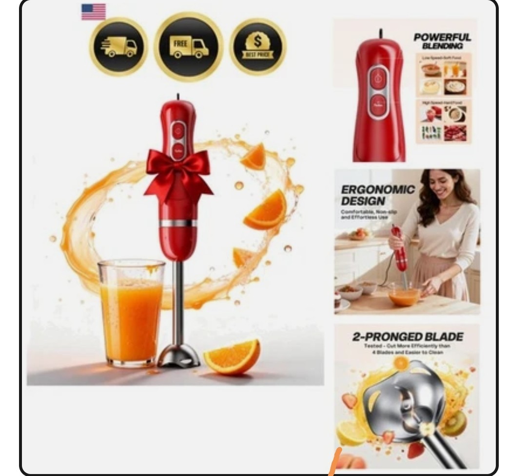 Turelar immersion blender handheld corded electric blender p