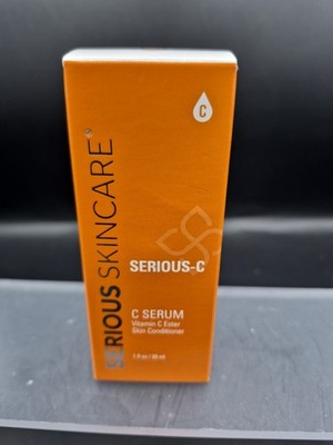 SERIOUS SKINCARE C-SERUM Vitamin C Ester Skin Conditioner 1 oz 29ml New Sealed