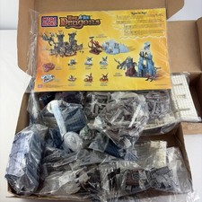 Mega Bloks Fire Ice Dragons Vorgan Ice Fang 9879 Rare 2004 Open Box Incomplete