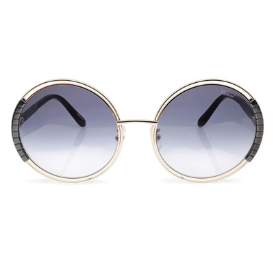 Chopard Shiny Rose Gold Metal With Smoke Gradient Lens Sunglasses 95221-0434