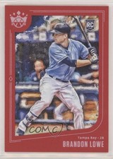 2019 Panini Diamond Kings Red Framed Brandon Lowe #35 8yu