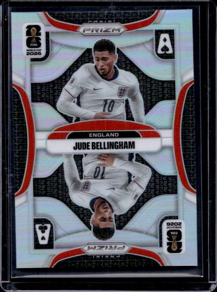 2026 Panini Prizm World Cup Jude Bellingham Aces Silver #23 England view 1
