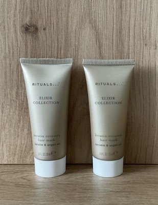 (499,75 /L) Rituals Elixir Collection Keratin Recovery Mask Haarmaske Set 2x20ml
