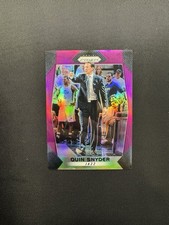 Quin Snyder 2017-2018 purple prizm /75 Coach Utah Jazz