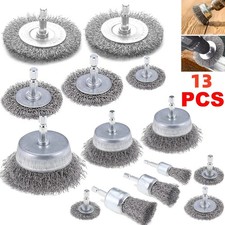 Wire Brush for Drill 14pcs, 1/4 Inch Wire Wheel Brush Cup Set, Wire Wheel