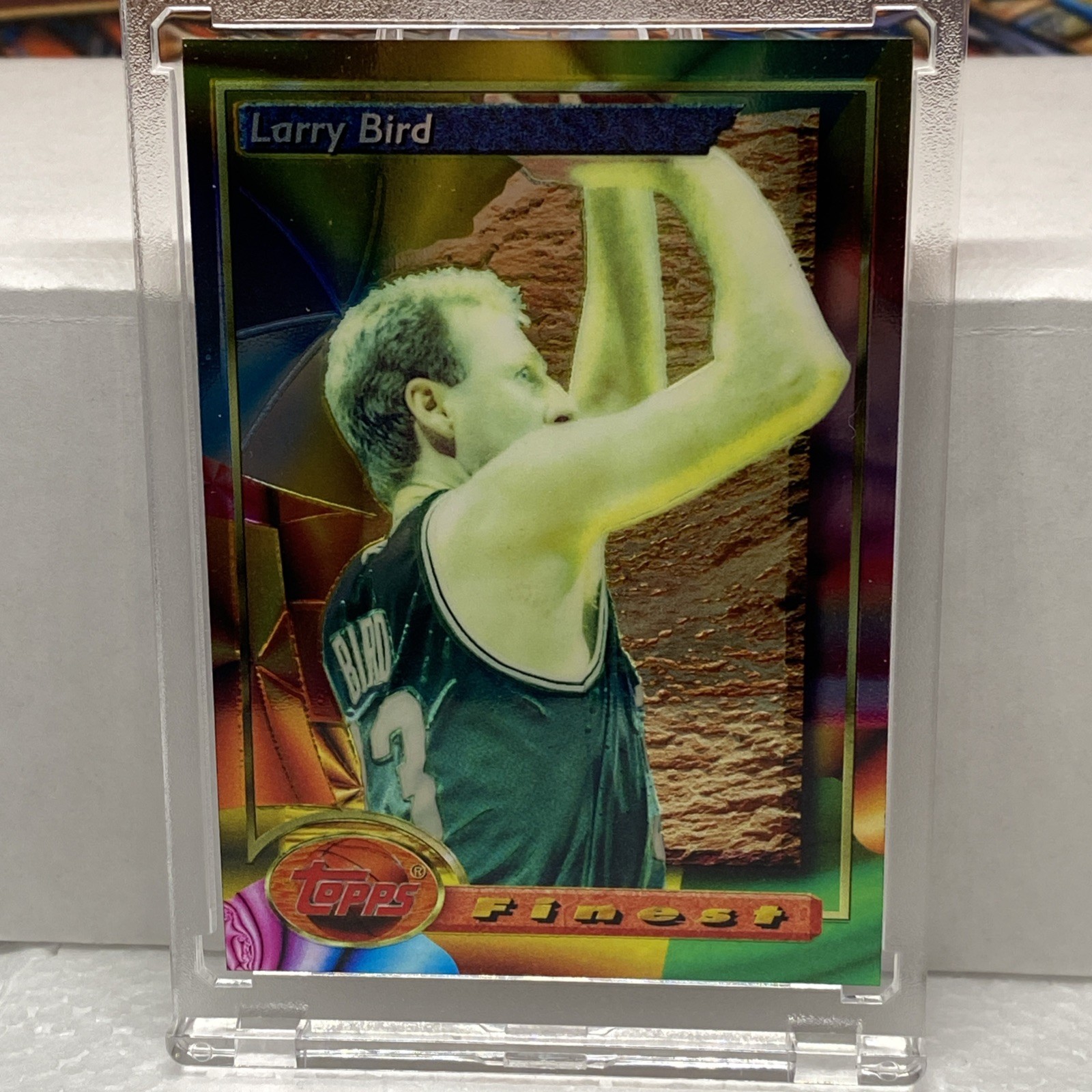 1993-94 Topps Finest - Larry Bird #2 Refractor