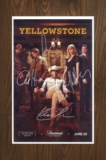 YELLOWSTONE Signed Movie Poster 11x17 with COA - Authentic Memorabilia