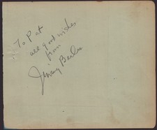 IRVING BERLIN - INSCRIBED SIGNATURE