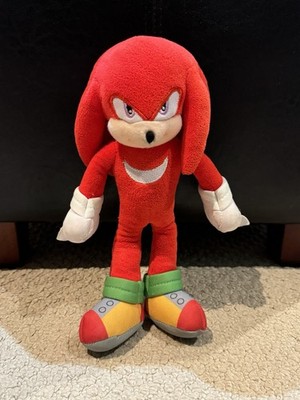 Sonic The Hedgehog 3 Movie KNUCKLES Plush Toy Jakks 9  Rare HTF - NO TAGS