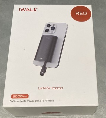 iWALK Power Bank LinkMe 10000 (Red)Portable Charger