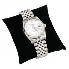 888 Display® 4-Pieces Bracelet Watch Pillow Jewelry Displays (5" x 5", Blac