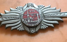 VTG 1939 Golden Gate International Exposition Art Deco Pin Pinback Button Rare