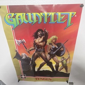 Gauntlet - Poster Only - Nintendo NES - Foldable Promo Insert - New - Vintage 