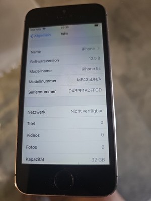 iPhone 5S 32GB Spacegrau ohne SIM Lock