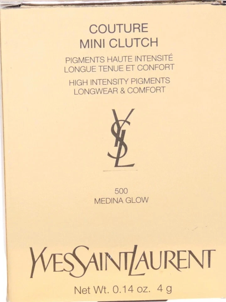 YSL YVES SAINT LAURENT COUTURE MINI CLUTCH #500 MEDINA GLOW .14oz