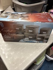 Seville Set of 10 Quilted China  Dish Storage...