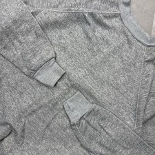 Vintage 70s/80s Gray Blank Raglan Crewneck Sweatshirt Adult Small