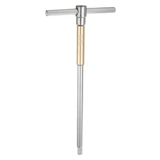 Sliding T-Handle Hex Key Wrench 10mm 3-Way Free Sliding Handle, Yellow Silver