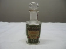 Antique Miniature Colgate & Co Perfumes NY Caprice Extract Empty Bottle w/Stoppe