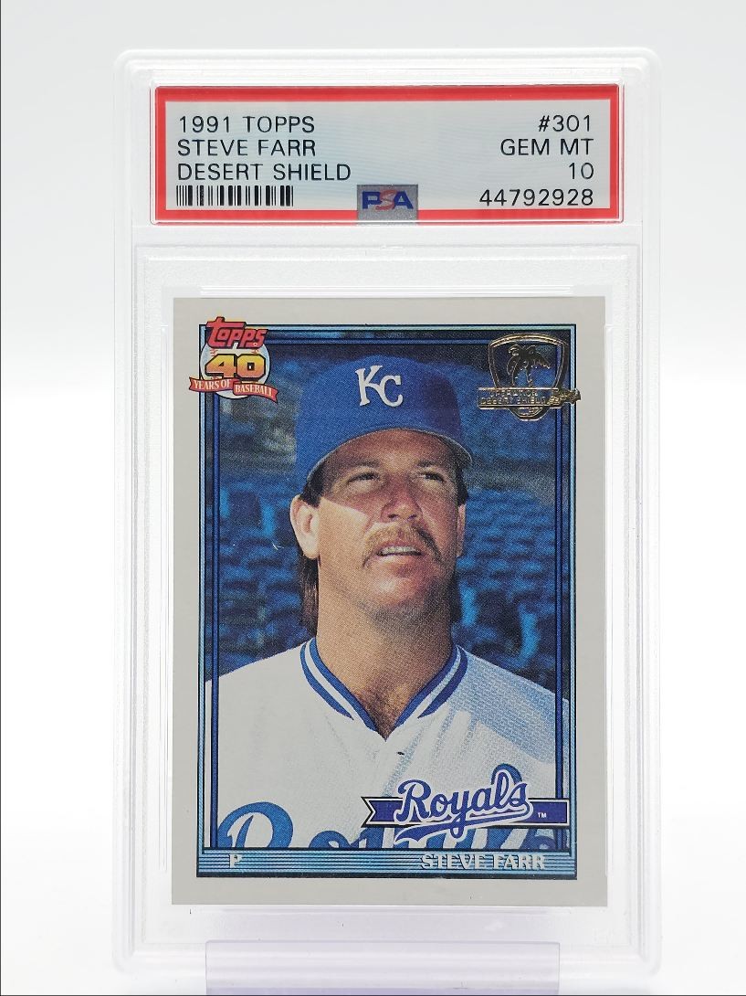 1991 Topps TOPPS DESERT SHIELD #301 Steve Farr front