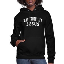 Faith-Based Jesus Inspired Christian Statement Women's Hoodie