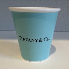 Tiffany Co. Blue Bone China Cup
