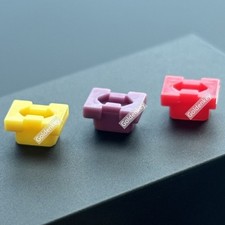 10X Dental Plastic Caps Closed Tray Impression Transfer Coping Fit Straumann ITI