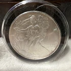 U.S. Mint American Silver Eagle $1 1 oz Silver Bullion Business Uncertified 2005