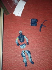 G.I. Joe Shockwave V1 Vintage Action Figure 1988 Hasbro ARAH needs repairs