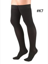 Truform 30-40 mmHg Compression Stockings Extra Firm Black Large Closed Toe K7
