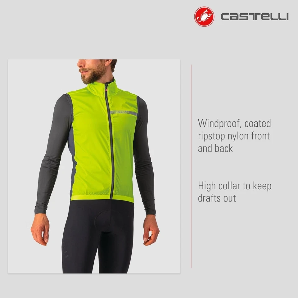Close-to-Body Men's Cycling Vest with Stretch Panels - Perfect for Cool Weather - Image 4 of 4
