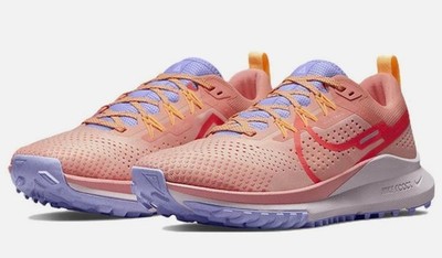 Women's Sz 7.5 Nike React Pegasus Trail 4 Running Shoes DJ6159-800 New w/o Box